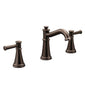Moen T6405ORB- Belfield Two-Handle 8-Inch Widespread Bathroom Faucet Trim Kit, Valve Required, Oil Rubbed Bronze