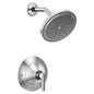 Moen TS2202- Doux 1-Handle Posi-Temp Shower Faucet Trim Kit in Chrome (Valve Not Included)