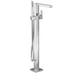 Moen S905- 90 Degree Freestanding Floor Mount Tub Filler with Handshower