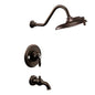 Moen TS32104EPORB- Weymouth Posi-Temp Tub and Shower Trim Kit, Valve Required, including 9-Inch 2-Spray Eco-Performance Rainshower, Oil Rubbed Bronze