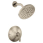 Moen TS2202EPBN- Doux 1-Handle Eco-Performance Posi-Temp Shower Faucet Trim Kit in Brushed Nickel (Valve Not Included)