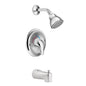 Moen L2353- Chateau Posi-Temp Single-Handle 1-Spray Tub and Shower Faucet with Valve in Chrome (Valve Included)