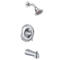 Moen T2133- Eva Single-Handle 1-Spray Posi-Temp Tub and Shower Faucet Trim Kit in Chrome (Valve Not Included)