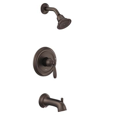Moen UT2153EPORB- Brantford M-Core 2-Series Eco Performance 1-Handle Tub And Shower Trim Kit In Oil Rubbed Bronze (Valve Sold Separately)