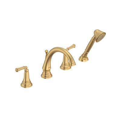 American Standard T052901.GN0 - Delancey® Bathtub Faucet With Lever Handles And Personal Shower For Flash® Rough-In Valve