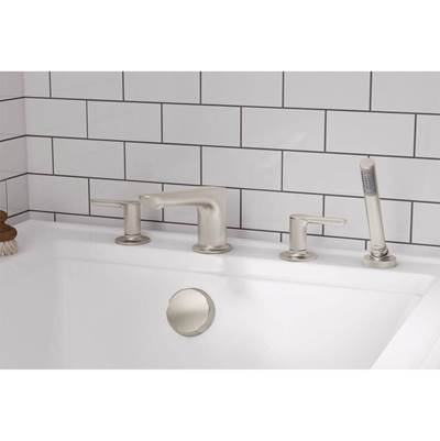 American Standard T105901.295 - Studio® S Bathtub Faucet With Lever Handles And Personal Shower For Flash® Rough-In Valve