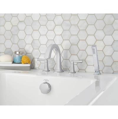 American Standard T353901.002 - Townsend® Bathtub Faucet With Lever Handles And Personal Shower For Flash® Rough-In Valve