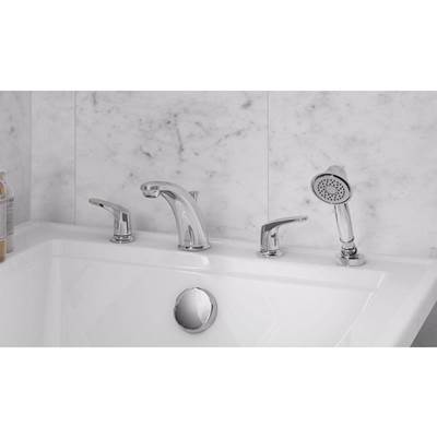 American Standard T075921.002 - Colony® Pro Bathtub Faucet Trim With Lever Handles And Personal Shower For Flash® Rough-In Valve