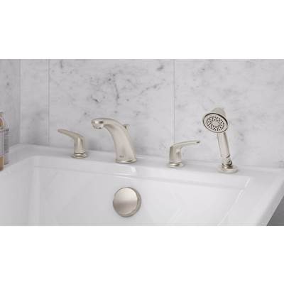 American Standard T075921.295 - Colony® Pro Bathtub Faucet Trim With Lever Handles And Personal Shower For Flash® Rough-In Valve
