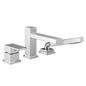 Moen T907 - Kyvos Chrome One-Handle Low Arc Roman Tub Faucet Includes Hand Shower