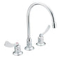 Moen 8225SMF15 - M-Dura Double Handle Widespread Bathroom Faucet