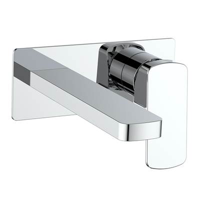 Vogt BF.NU.1410.CC- Niveau Wall Mount Lavatory Faucet With Plate Cc