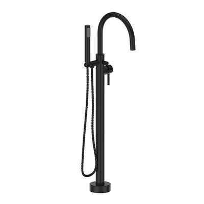 Vogt BF.WL.2100.MB- Worgl Floor Mount Tub Filler Matte Black