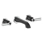 Vogt BF.Z1.1500.CB- Zehn Wall Mount Lavatory Faucet without Pop-Up Chrome Matte Black