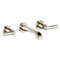 Vogt BF.Z1.1500.PN- Zehn Wall Mount Lavatory Faucet without Pop-Up Polished Nickel