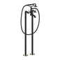 Vogt BF.Z1.2100.PB- Zehn Floor Mount Tub Filler Polished Nickel Matte Black