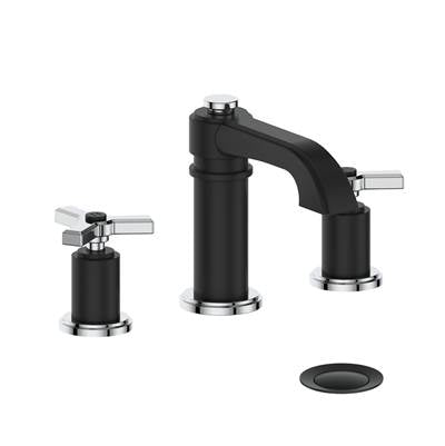 Vogt BF.Z3.1301.CB- Zehn Lavatory Faucet with Pop-Up 8' Center-to-Center Chrome Matte Black