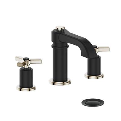 Vogt BF.Z3.1301.PB- Zehn Lavatory Faucet with Pop-Up 8' Center-to-Center Polished Nickel Matte Black
