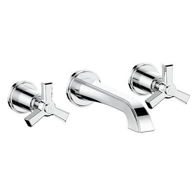 Vogt BF.Z3.1500.CC- Zehn Wall Mount Lavatory Faucet without Pop-Up Chrome