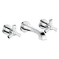 Vogt BF.Z3.1500.CC- Zehn Wall Mount Lavatory Faucet without Pop-Up Chrome
