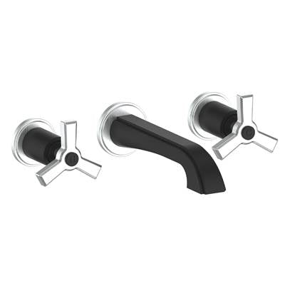 Vogt BF.Z3.1500.SB- Zehn Wall Mount Lavatory Faucet without Pop-Up Stainless Steel Matte Black