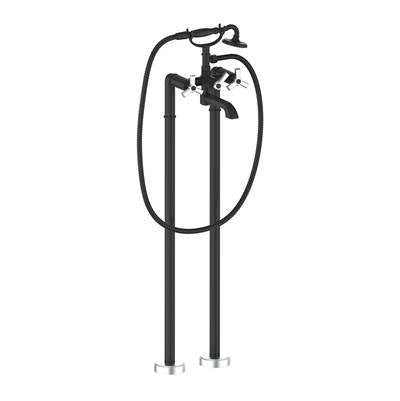 Vogt BF.Z3.2100.SB- Zehn Floor Mount Tub Filler Stainless Steel Matte Black