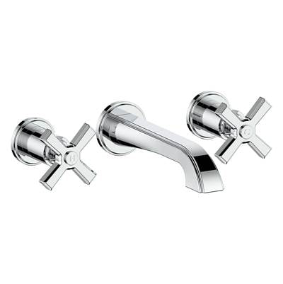 Vogt BF.Z4.1500.CC- Zehn Wall Mount Lavatory Faucet without Pop-Up Chrome
