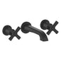 Vogt BF.Z4.1500.MB- Zehn Wall Mount Lavatory Faucet without Pop-Up Matte Black