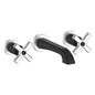 Vogt BF.Z4.1500.SB- Zehn Wall Mount Lavatory Faucet without Pop-Up Stainless Steel Matte Black