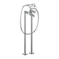 Vogt BF.Z4.2100.CB- Zehn Floor Mount Tub Filler Chrome Matte Black