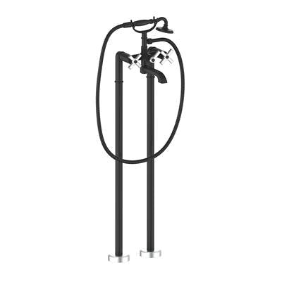 Vogt BF.Z4.2100.SB- Zehn Floor Mount Tub Filler Stainless Steel Matte Black