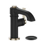 Vogt BF.ZN.1001.PB- Zehn Lavatory Faucet with Pop-Up Polished Nickel Matte Black