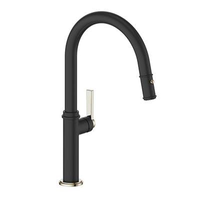 Vogt KF.16ZN.1112.PB- Zehn Kitchen Faucet Polished Nickel Matte Black