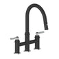 Vogt KF.17ZN.1112.SB- Zehn Bridge Kitchen Faucet Stainless Steel Matte Black