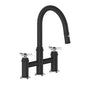 Vogt KF.17ZN.1312.CB- Zehn Bridge Kitchen Faucet Chrome Matte Black