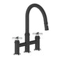 Vogt KF.17ZN.1412.CB- Zehn Bridge Kitchen Faucet Chrome Matte Black