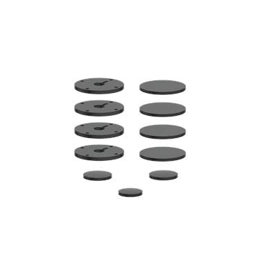 Vogt MRC24.MB - Vogt Mond Accent Pieces For 3/4'' Shower Set With Moon Handles Mb