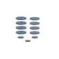 Vogt MRC24.ME - Vogt Mond Accent Pieces For 3/4'' Shower Set With Moon Handles Me