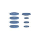 Vogt MRC25.AZ - Vogt Mond Accent Pieces For 3/4'' Shower Set With Cross/Crescent Handles Az