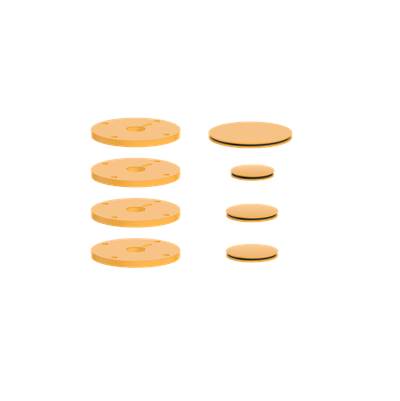 Vogt MRC25.BH - Vogt Mond Accent Pieces For 3/4'' Shower Set With Cross/Crescent Handles Bh