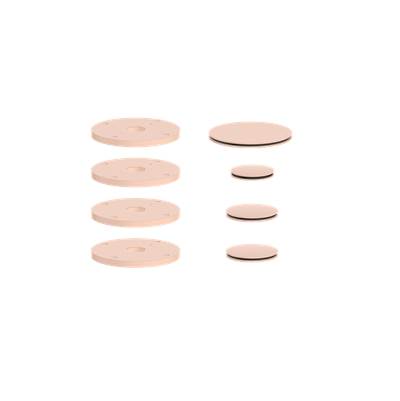Vogt MRC25.BP - Vogt Mond Accent Pieces For 3/4'' Shower Set With Cross/Crescent Handles Bp