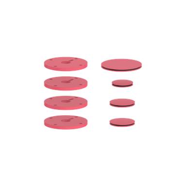 Vogt MRC25.FP - Vogt Mond Accent Pieces For 3/4'' Shower Set With Cross/Crescent Handles Fp