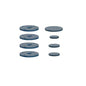 Vogt MRC25.ME - Vogt Mond Accent Pieces For 3/4'' Shower Set With Cross/Crescent Handles Me
