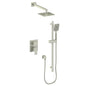 Vogt SET.KG.210.210.BN- Kapfenberg 2-Way Pressure Balanced Set - Rainhead and Handheld Brushed Nickel