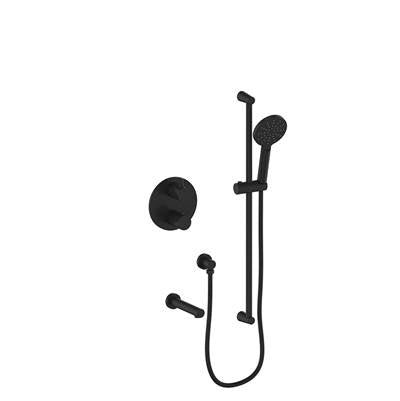 Vogt SET.WL.220.500.MB- 2-Way Thermostatic Set - Handheld and Spout Matte Black