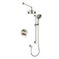 Vogt SET.Z1.220.210.PN- 2-Way Thermostatic Set - Rainhead and Handheld Polished Nickel