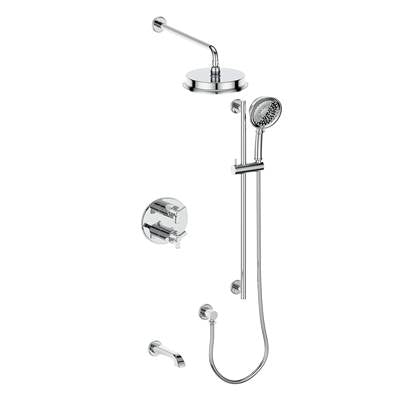 Vogt SET.Z3.320.310.CC- Zehn 3-Way Thermostatic Set Chrome