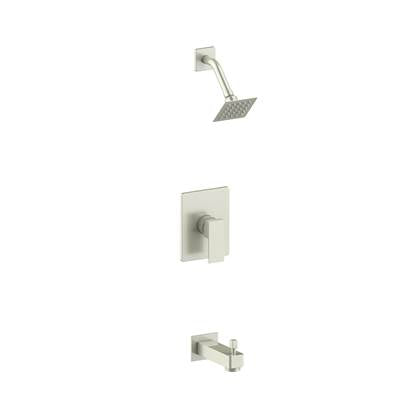 Vogt TM.AP.110.400.BN- Kapfenberg Trim for 1-Way Pressure Balanced Set - Showerhead and Handheld Brushed Nickel