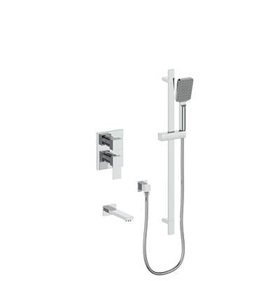 Vogt TM.KG.210.500.CC- Kapfenberg Trim for 2-Way Pressure Balanced Set - Handheld and Spout Chrome