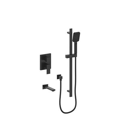Vogt TM.KG.210.500.MB- Kapfenberg Trim for 2-Way Pressure Balanced Set - Handheld and Spout Matte Black